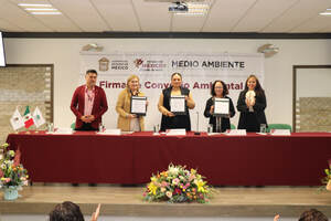 Firma de Convenio con la Secretaría del Medio Ambiente